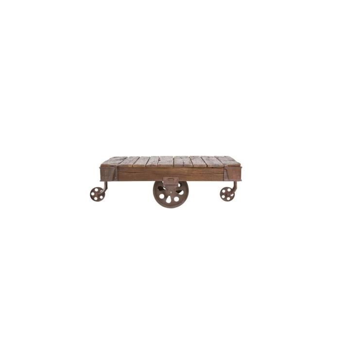 Table Basse en bois Railway 135x80 cm Kare Design