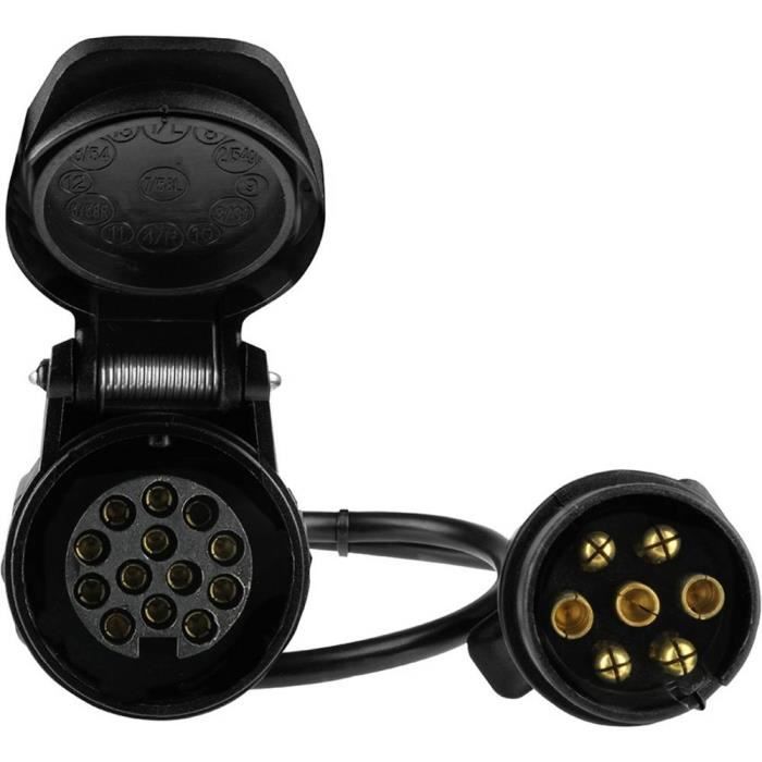 Adaptateur pour remorque LAS LAS Adapterkabel 7 auf 13 polig 10013 [prise mâle 13 pôles - ] plastique 1 pc(s)
