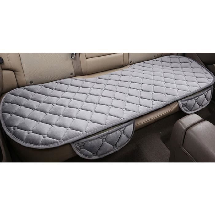 HOUSSE DE SIEGE - COUVRE SIEGE Housse de siège de voiture coussin de siège de voiture gris soie velours tapis éponge décor de