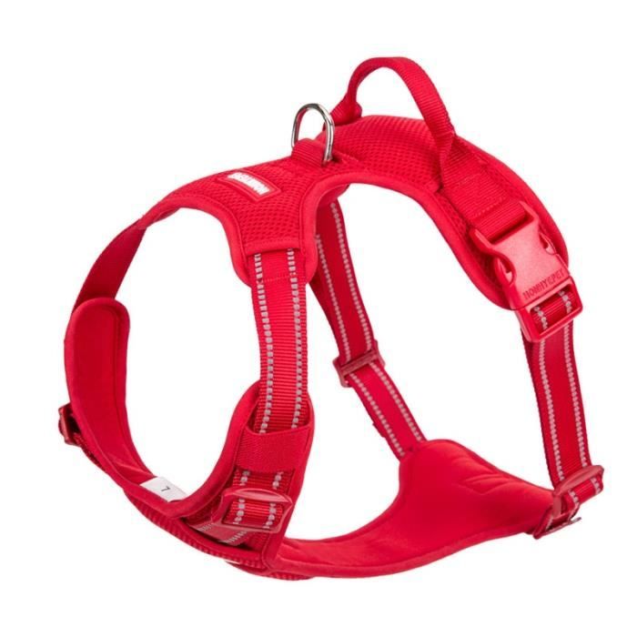 Truelove harnais pour chien de compagnie - Grand petit pour Pitbull harna - Modèle: Red dog harness XS 33-43cm Chest - FYCWMJA00901