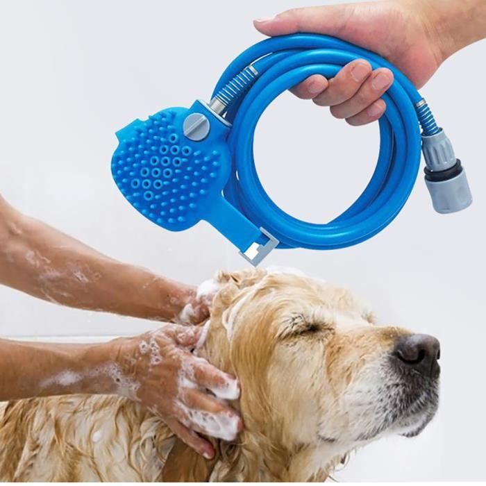 Pommeau de douche,Nouveautés paume taille chien épurateur pulvérisateur outil de bain pour animaux de compagnie Silicone main