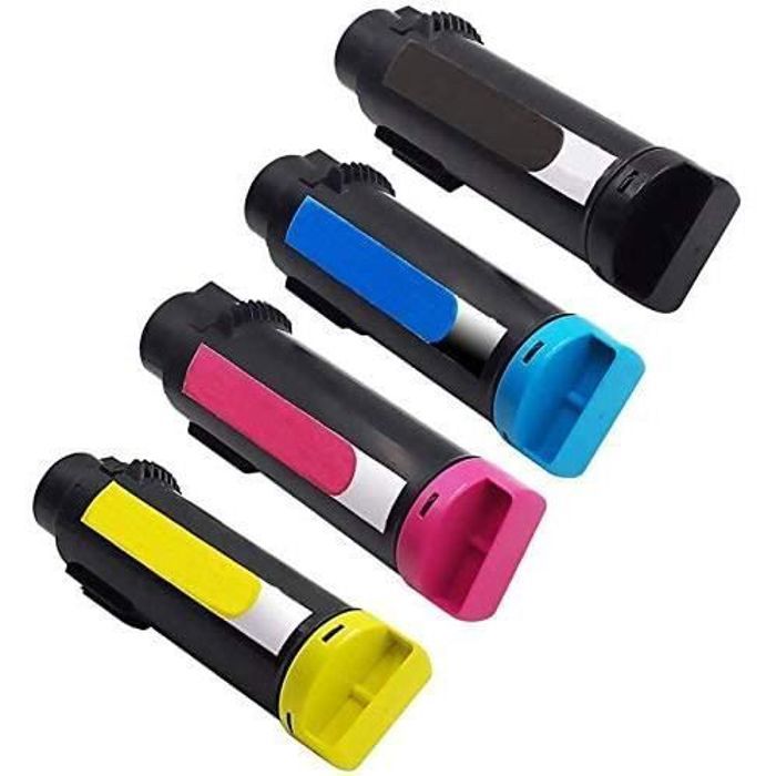 WOUNGZHA Cartouche de Toner Compatibles 4 Couleurs pour Xerox Phaser 6510 6510V/N 6510V/DN 6510V/DNI,WorkCentre 6515 6515V/N 6515V/D