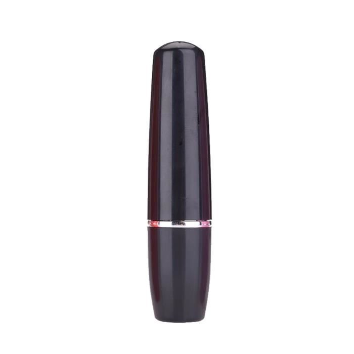 Appareil de massage,Stimulation clitoridienne discret Mini rouge à lèvres vibrateur étanche vibrant oeuf balle masseur - Type Black