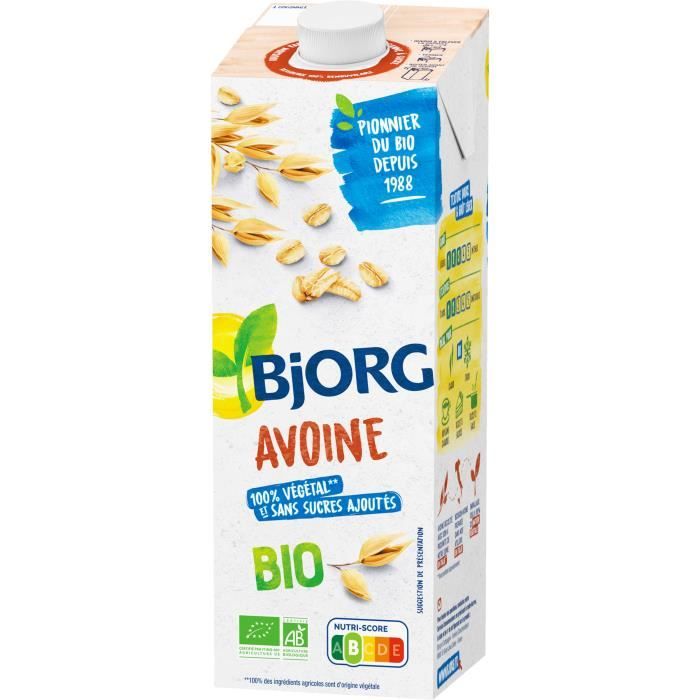 Lait avoine calcium 1 l Bjorg