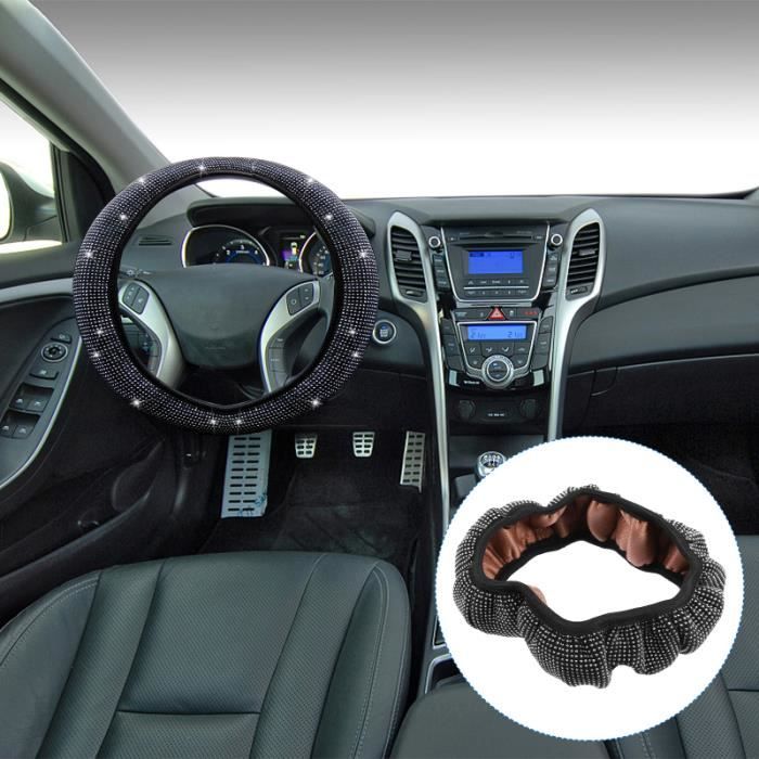 1 couvercle de volant durable créatif de PC pour véhicule automobile couvre-volant confort conducteur passager