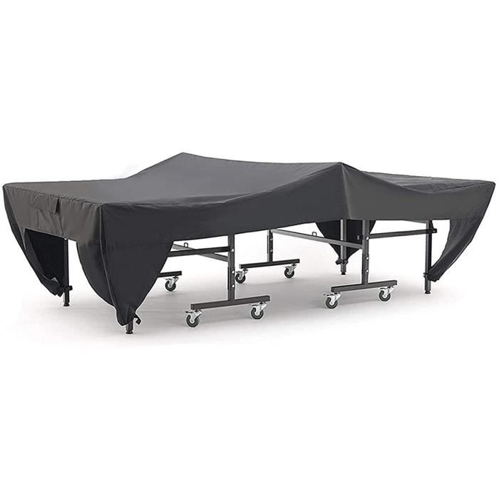 Table De Tenni Housse Protection Ping-Pong 280 X 150 Cm En Polyester Imperméable Résistante À