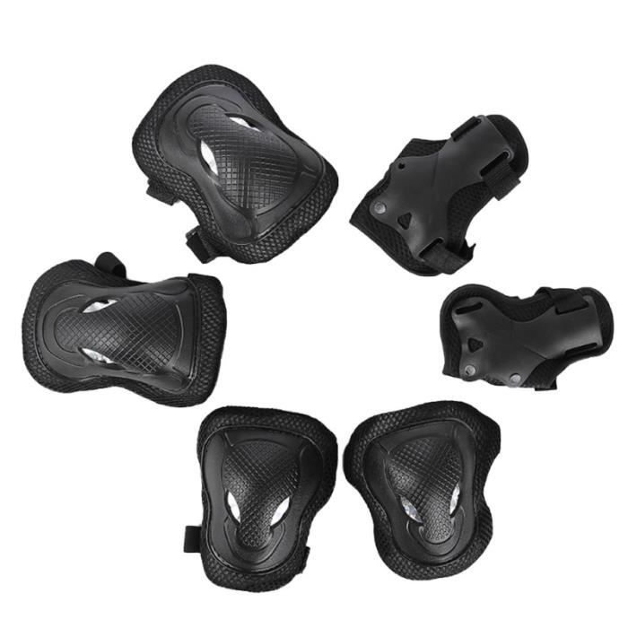 6 Pcs Sports Gear Protective Kit Genou Protecteur Coudières Protège-poignets Ensemble gants de gardien de football football