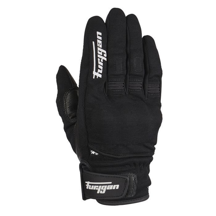 Gants moto été enfant Furygan Jet D30 - noir/blanc - 6 ans