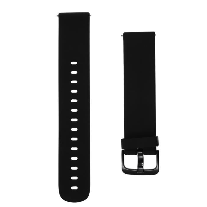 1 Pc Silicone 20mm Classique Noir Bande De Montre À Dégagement Rapide Pour Adultes Femmes BRACELET DE MONTRE VENDU SEUL