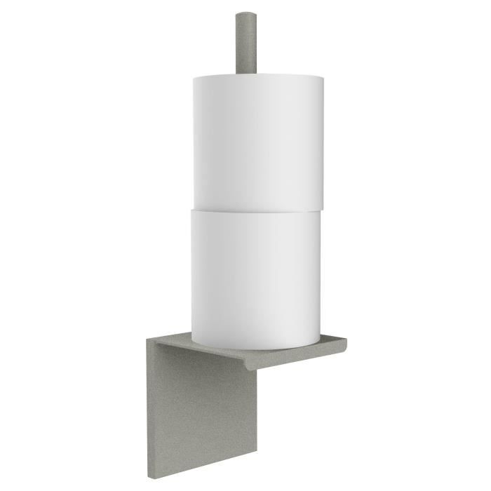 Stockeur papier WC en alu laqué LOFT-GAME - stockage 2 rouleaux