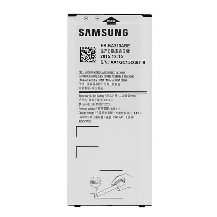 Batterie Original Samsung Galaxy A3 2016 - Samsung EB-BA310ABE 2300mAh