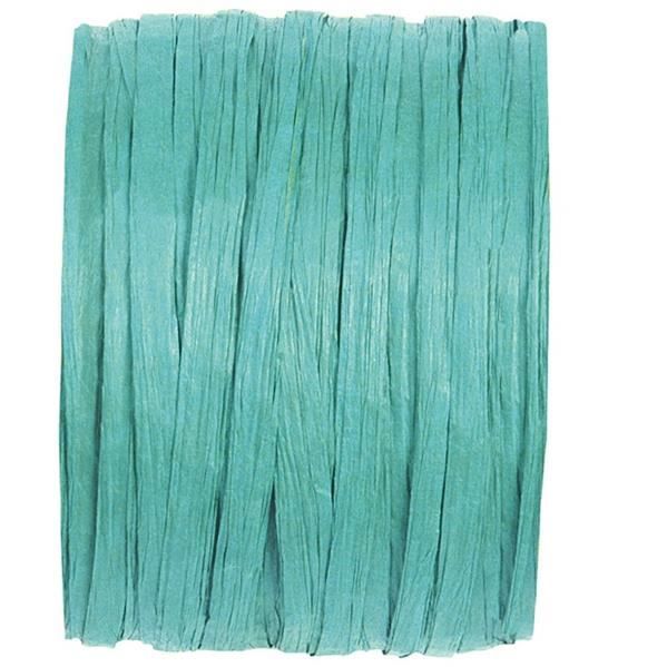 Bobine de raphia bleu turquoise (x1) REF/2637