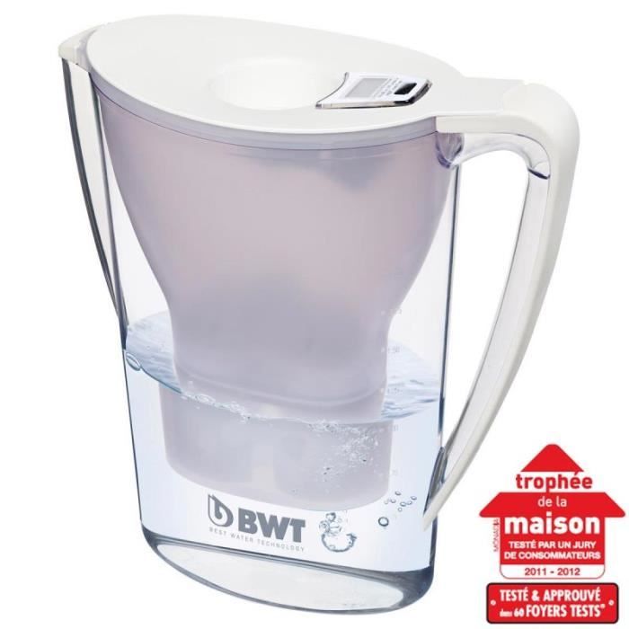 Carafe filtrante Mg²+ 2,7L Penguin Blanche