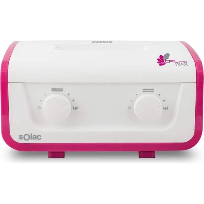 Solac DC7502 Épilateur de cire professionnel avec double cuve et filtre pour recycler la cire et la réutiliser