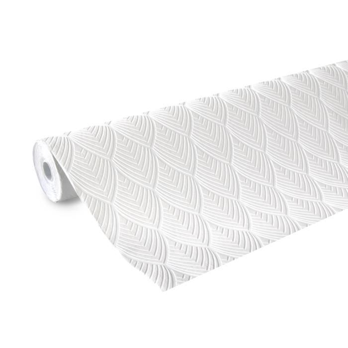 Bercy Blanc - Papier Peint à peindre - 1005x104 cm