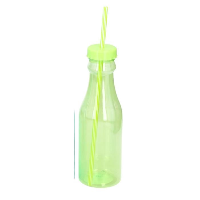 TOM gourde de 600 ml en polypropylène vert/transparent