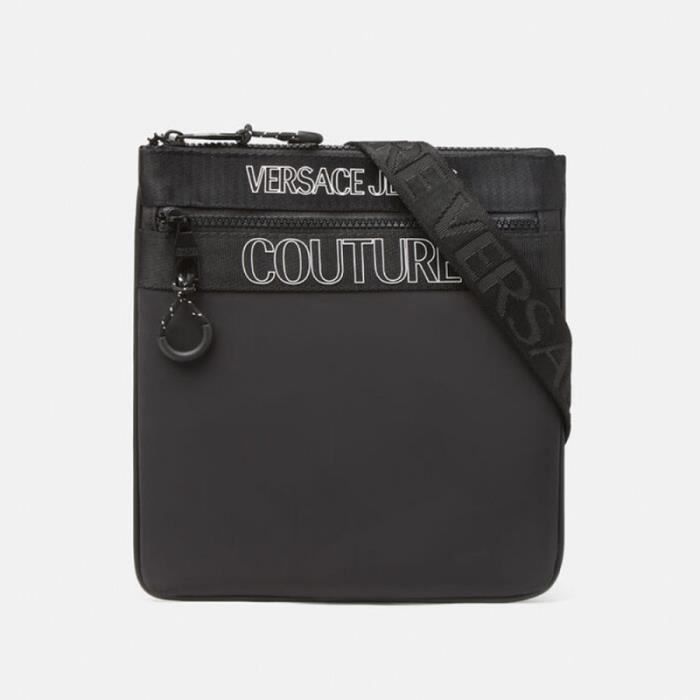 Sac à bandoulière Versace Jeans Couture E1YWABA4 Dis 4 Noir