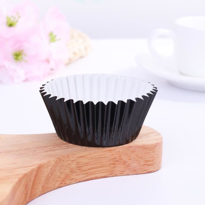 100 pièces Non toxique épaissi mignon Cupcake doublures moule feuille d'aluminium tasses gâteau papier cuisson GATEAU PATISSIER