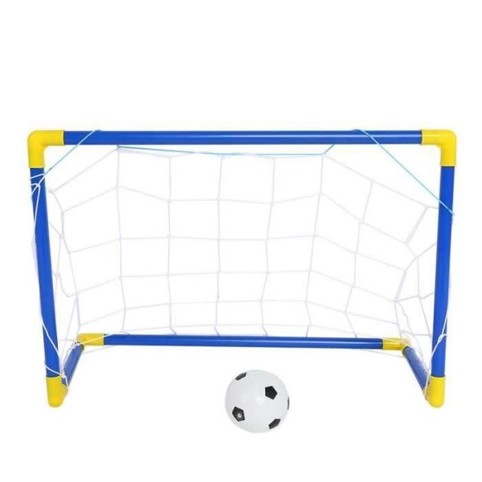 WS01248-Cages et Mini But de Football Ensemble Jeux de Plein Air et Sport Set EntraInement de Foot pour Enfants avec Boule Filet