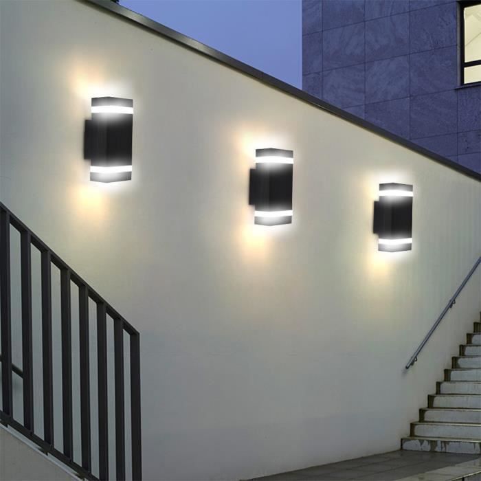 1pc Double Up and Down Applique Murale Intérieur Extérieur Maison Chambre Décor Lampe LED Ampoules Inclus HB007 -GAR #153
