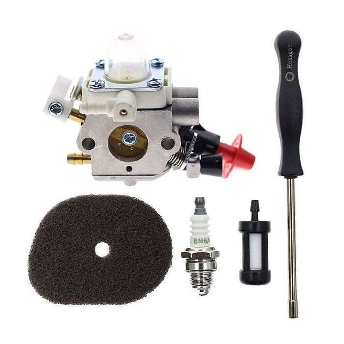 Carburateur Pour Stihl FS40/50/56/70 - Remplace C1M-S267A - Inclut Joints, Filtres, Bougie - Compatible Multiple