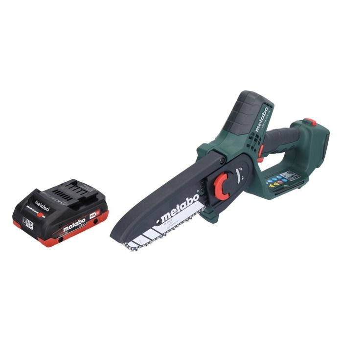 Metabo MS 18 LTX 15 Trononneuse sans fil 18 V 15 cm 5 / + 1x accu 40 Ah sans chargeur - vue 2