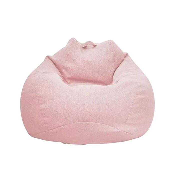 Pouf Poire Adulte 100x120cm (sans Remplissage) - Housse de Pouf Poire - Enfants Fauteuils Poire Salon - Tissu Doux ConfortableRose