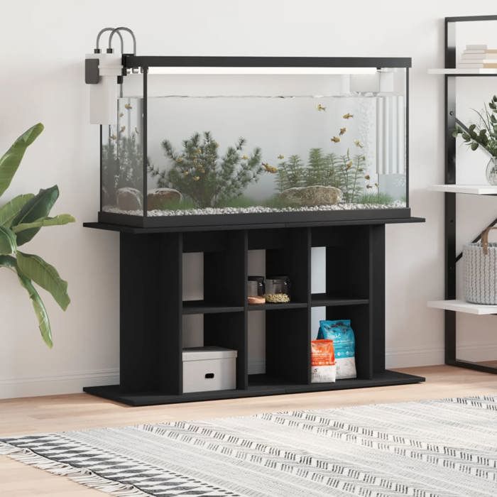 Meilleurs prix pour NEW* Support pour aquarium - UU - noir 120x40x60 cm bois d'ingénierie CHY39802655