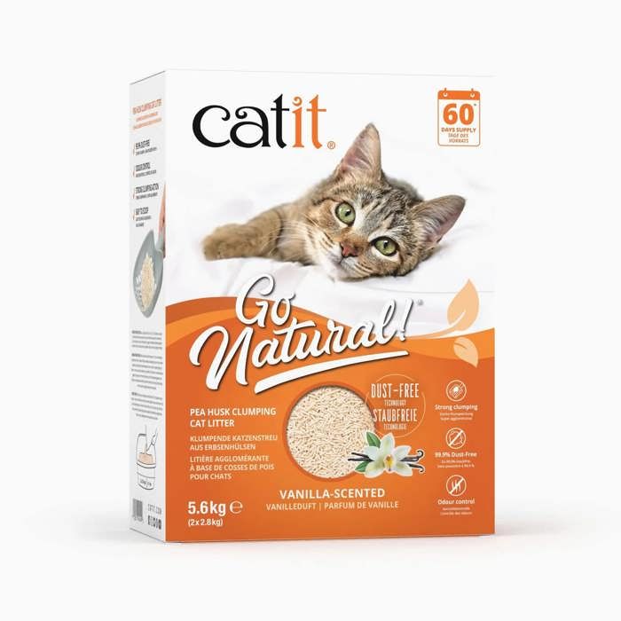 Meilleurs prix pour Litière - Catit - Go Natural - 5,6 kg - Végétale - Ultra-agglomérante - Sans poussière