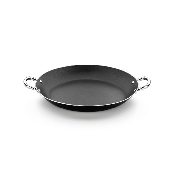 MONIX Resistent Plus  Poêle à Paella en Aluminium avec Revêtement Antiadhésif Tous Feux dont Induction 34&nbsp;cm