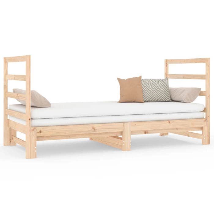 Lit Double Contemporain Lit coulissant sans matelas 2x(90x190) cm - 2 places SP11601BED61549462