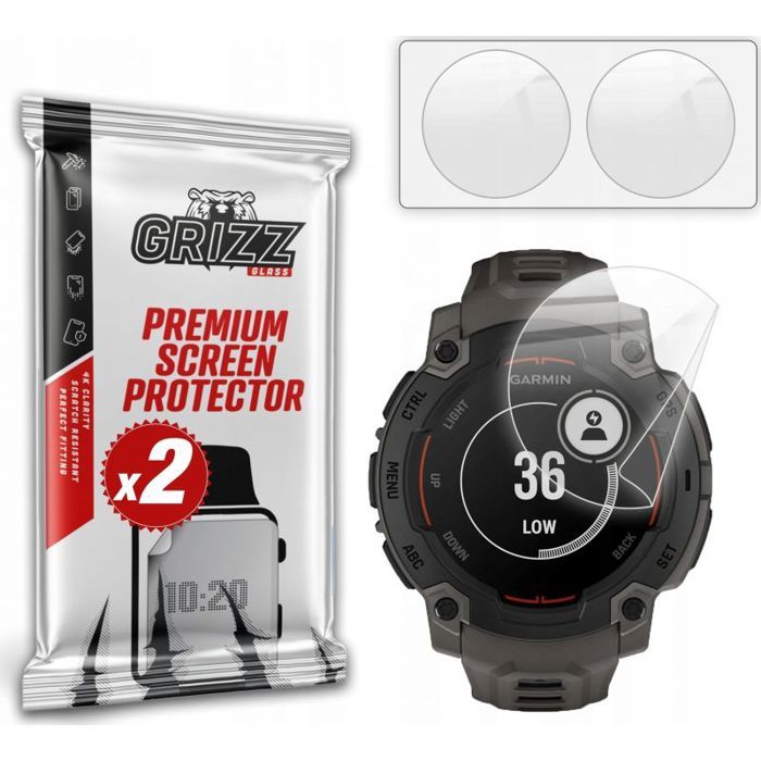 Film de protection montre connectee Grizzglass CeramicFilm pour Garmin Instinct E 45 mm
