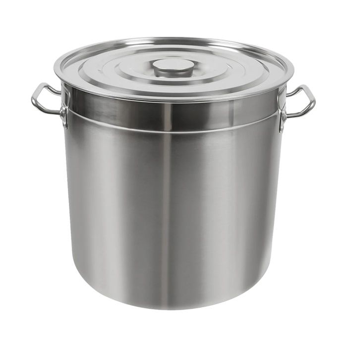 Grand seau en acier inoxydable, polyvalent pour la cuisine, plusieurs ...