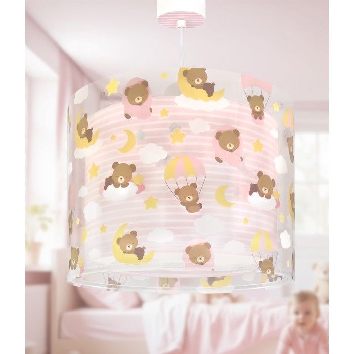 Dalber Lustre et lampe suspension pour enfants Baby Teddy Rose Ours enfants Dalber Lustre et lampe suspension pour enfants Baby Teddy Rose Ours enfants