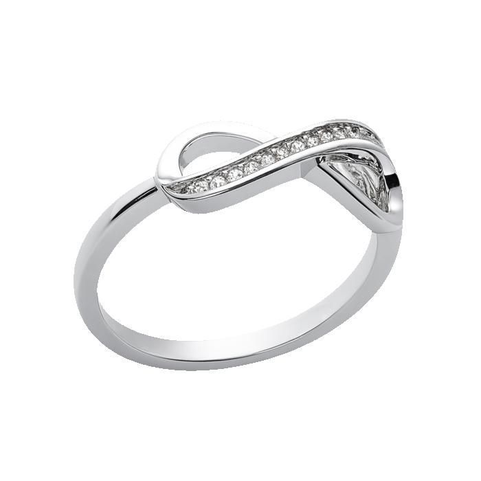 Bague Femme Argent 925 | Zircon Bleu | Taille 57 – Sertie Et Brillante