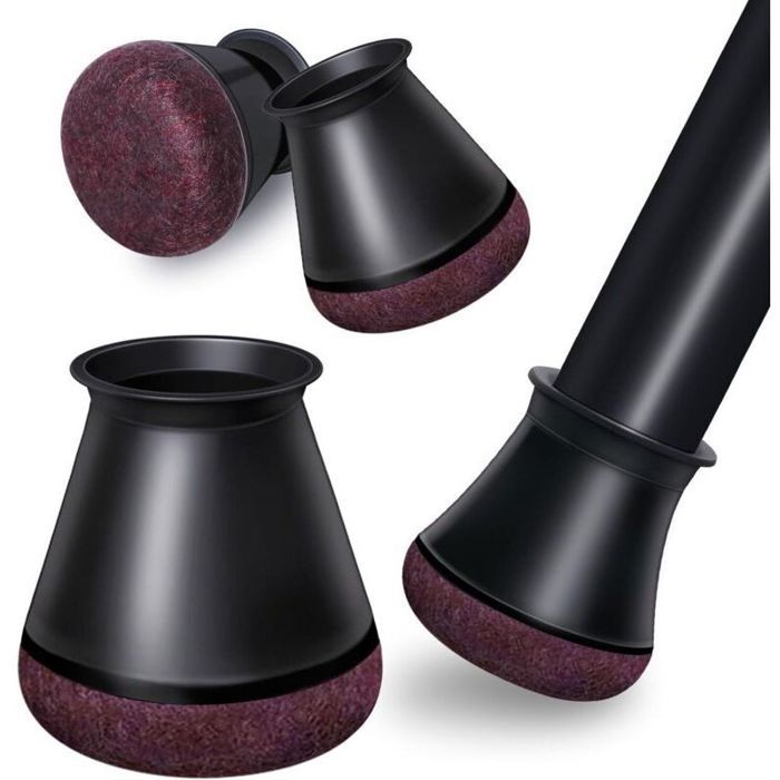 Embouts de pieds de chaise - PZCC - Lot de 24 pièces - Anti-bruit - Anti-rayures - Résistants à lusure - Petite taille