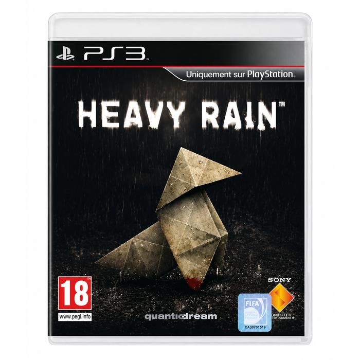 Sony Computer Entertainment Heavy Rain PS3 PlayStation 3 Jeu Vidéo Français Pal Pegi 18 Complet