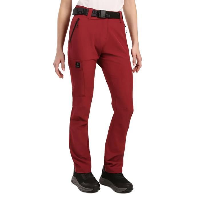 Pantalon de randonnée femme Kilpi Belvela - dark red Pantalon de randonnée femme Kilpi Belvela - dark red