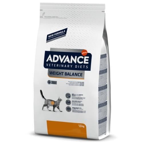 Aliment diététique - Advance - Weight Balance - 1 5kg - Chats adultes - Surpoids