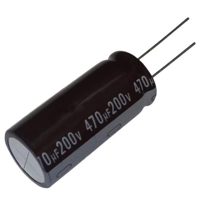 10 Condensatori Elettrolitici 3300&micro;F 10V - Radiali, 105&deg;C, &Oslash;10x25mm