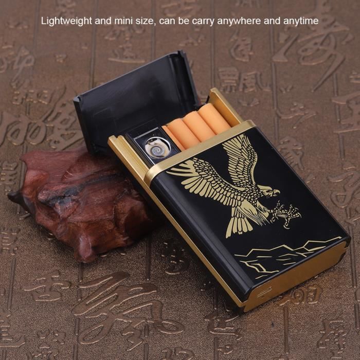 Allume Cigare lectrique Portable Bo te Cigarettes Portable Avec allume-cigare-lectrique-portable-bo-te-cigarettes-portable-avec