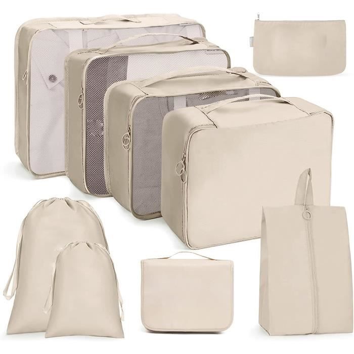 Ensemble de cubes d'emballage - organisateur de valise ou de sac - sacs  d'emballage - | bol