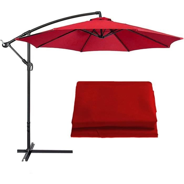 Toile De Parasol De Rechange 6/8 Baleines - Housse Imperméable Et UV50+ - Diamètre 2.0M/2.7M/3.0M