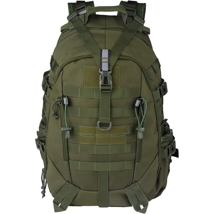 SAC À DOS DUTY ARES 35L NOIR CAMOUFLAGE MILITAIRE RANDONNEE COMMANDO AIRSOFT