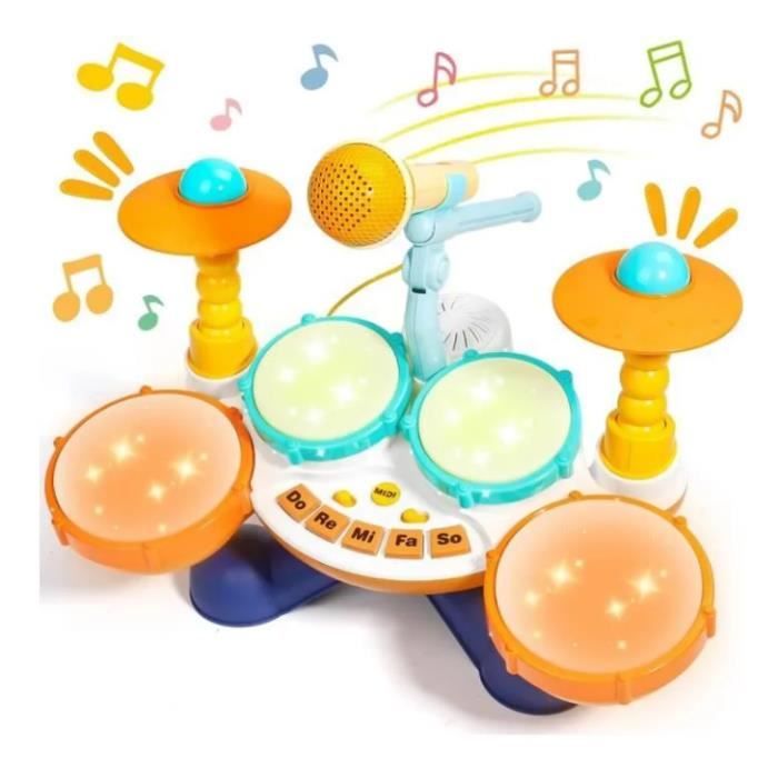 Table d'activité Jouet Musical Bébé Tambour Bébé 6 en 1 Jeux Éducatifs  Cadeau pour Bébé pour Enfant Fille Garçon 2 3 4 5 Ans - Cdiscount Jeux -  Jouets
