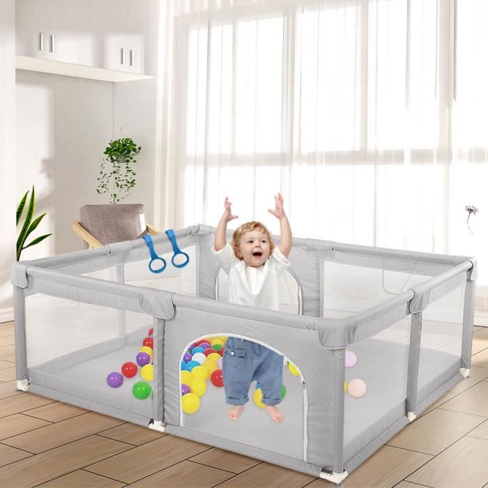 Le parc bébé pliable XXL Dripex 150×150CM : un espace sécurisé et amusant  pour votre enfant !
