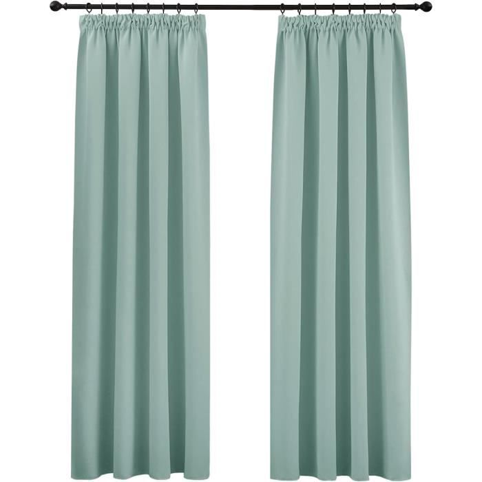 Rideaux Occultants Thermiques Fille Ballerine Licorne - Lot De 2, 140x245 Cm, Imprimés 3D