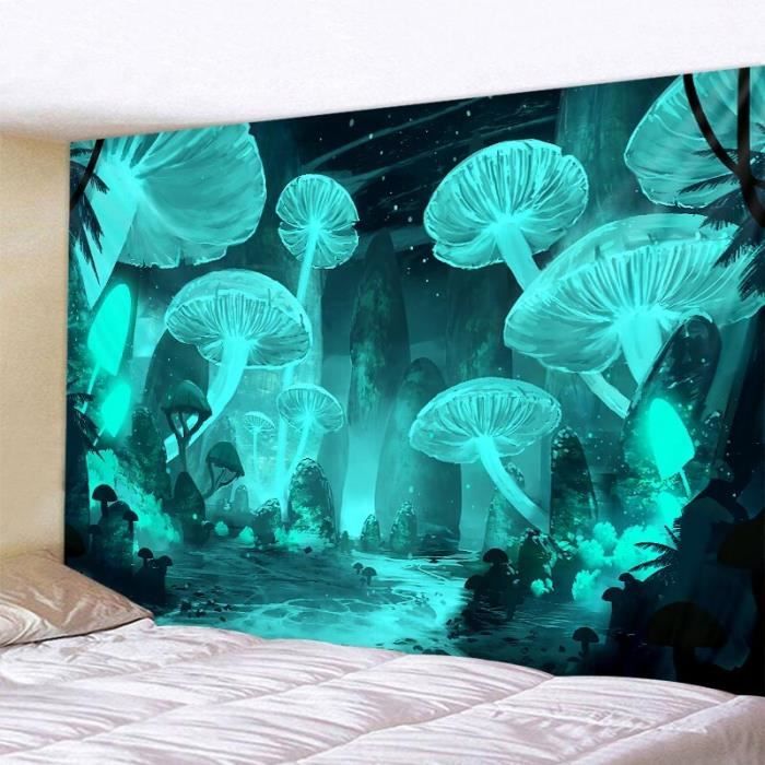Tenture Murale Psychédélique Tie-Dye 152x101 Cm – Décoration Hippie Pour Chambre, Dortoir, Salon