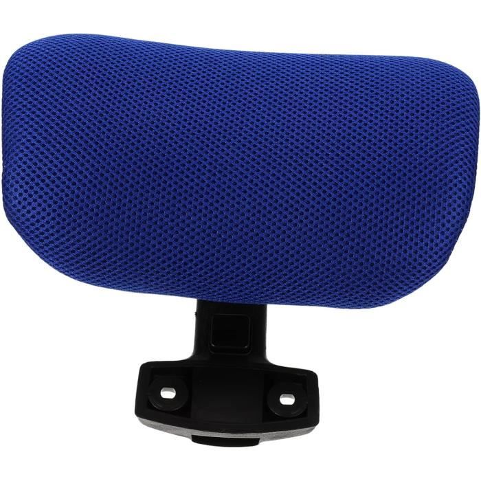 WEKADRIN Appui-tête Réglable Pour Chaise De Bureau - Coussin De Nuque Ergonomique Noir Avec Fixation Universelle