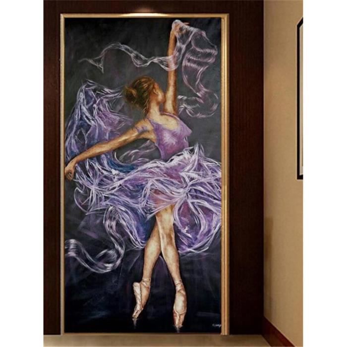 Kit De Diamond Painting 5D 'Danseuse De Ballet' 30x40cm - Peinture Avec Strass Complète, Pour Adultes Débutants, Décoration Maison